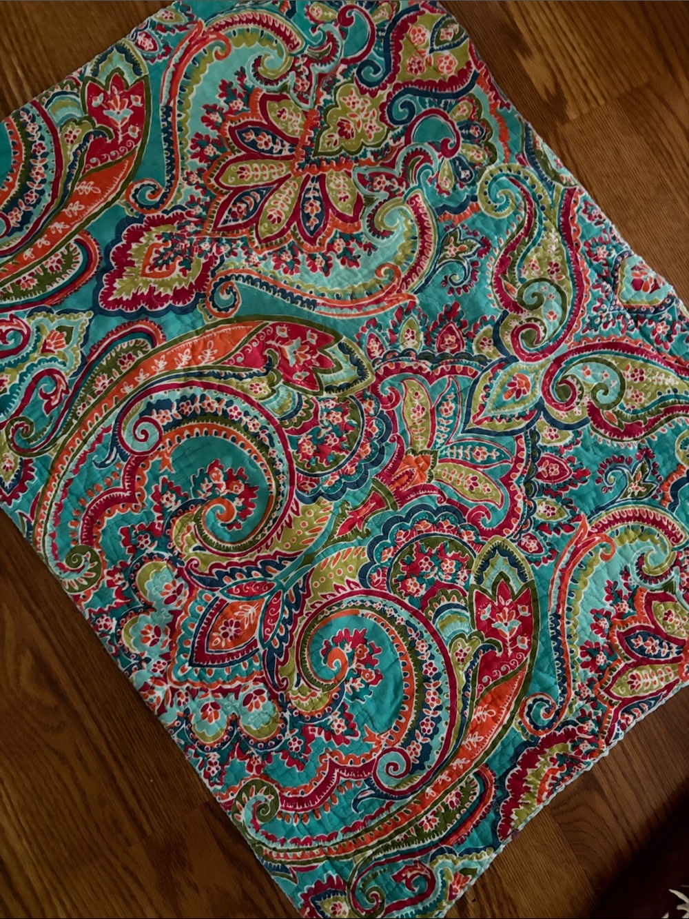 Turquoise Paisley Decorative Pillow Cover - Brand: